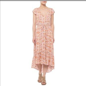 Lucky Brand Button Front Floral Dress